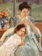 Mary Cassatt, Young Mother Sewing